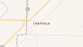 Chatfield, Arkansas map