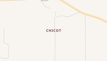 Chicot, Arkansas map