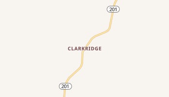 Clarkridge, Arkansas map