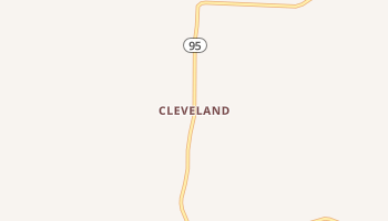 Cleveland, Arkansas map