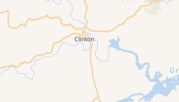 Clinton, Arkansas map