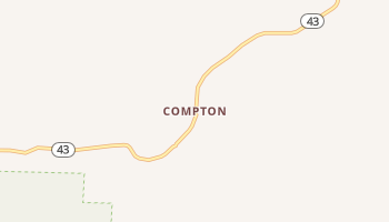 Compton, Arkansas map