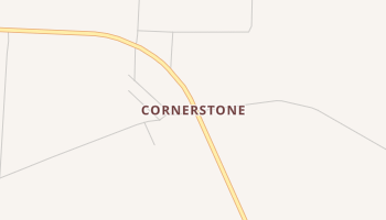 Cornerstone, Arkansas map