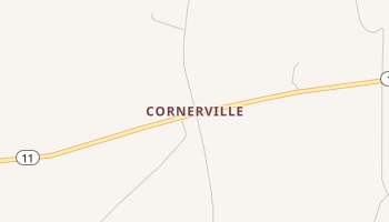 Cornerville, Arkansas map