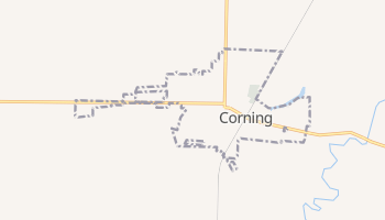 Corning, Arkansas map