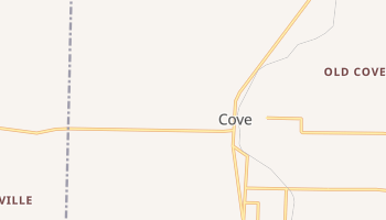 Cove, Arkansas map