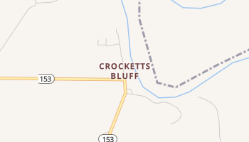 Crocketts Bluff, Arkansas map