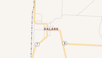 Dalark, Arkansas map