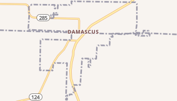 Damascus, Arkansas map