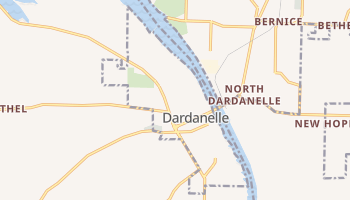 Dardanelle, Arkansas map