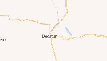 Decatur, Arkansas map