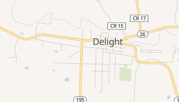 Delight, Arkansas map
