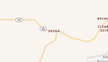 Desha, Arkansas map