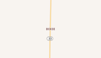 Dixie, Arkansas map