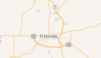 El Dorado, Arkansas map