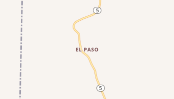 El Paso, Arkansas map