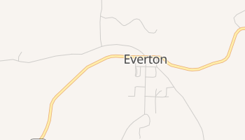 Everton, Arkansas map