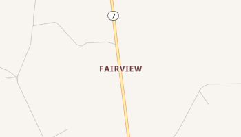 Fairview, Arkansas map