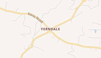 Ferndale, Arkansas map
