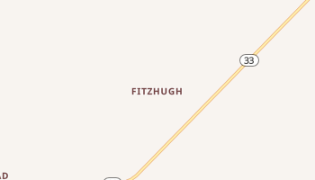 Fitzhugh, Arkansas map