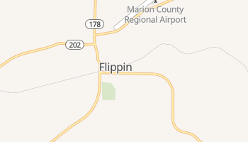 Flippin, Arkansas map