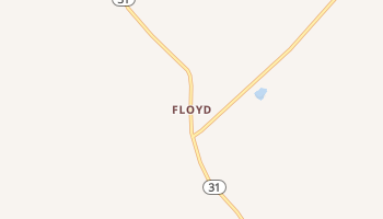 Floyd, Arkansas map