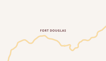 Fort Douglas, Arkansas map