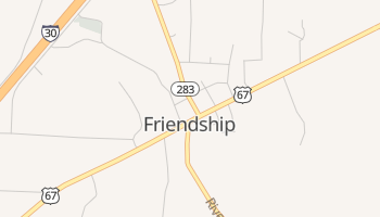 Friendship, Arkansas map