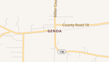 Genoa, Arkansas map