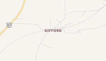 Gifford, Arkansas map