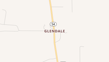 Glendale, Arkansas map