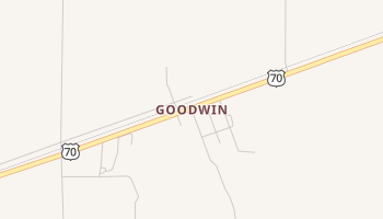 Goodwin, Arkansas map