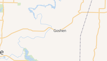 Goshen, Arkansas map