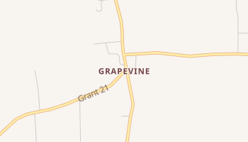 Grapevine, Arkansas map