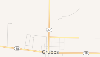 Grubbs, Arkansas map
