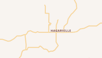 Hagarville, Arkansas map