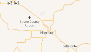 Harrison, Arkansas map