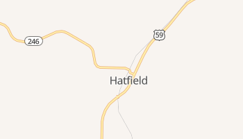 Hatfield, Arkansas map