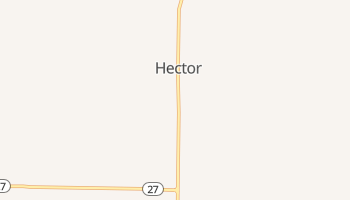 Hector, Arkansas map