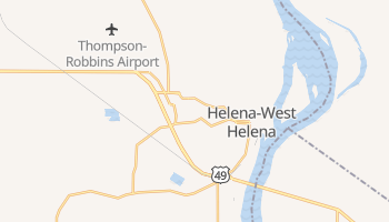 Helena-West Helena, Arkansas map