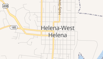 Helena, Arkansas map