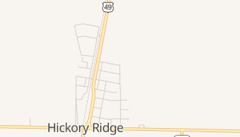 Hickory Ridge, Arkansas map