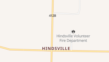 Hindsville, Arkansas map