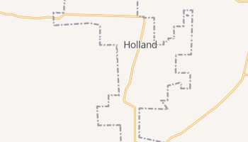 Holland, Arkansas map
