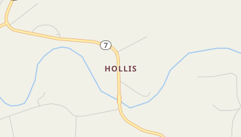 Hollis, Arkansas map