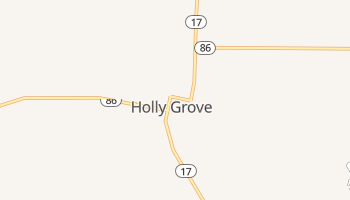 Holly Grove, Arkansas map