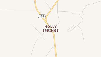 Holly Springs, Arkansas map