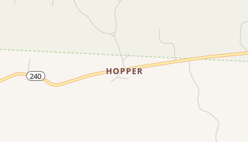 Hopper, Arkansas map
