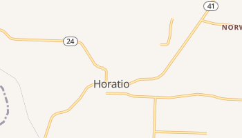 Horatio, Arkansas map
