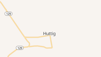 Huttig, Arkansas map